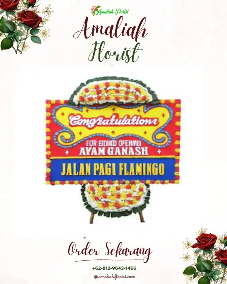 Sewa Papan Bunga Masjid Kubah Emas Depok